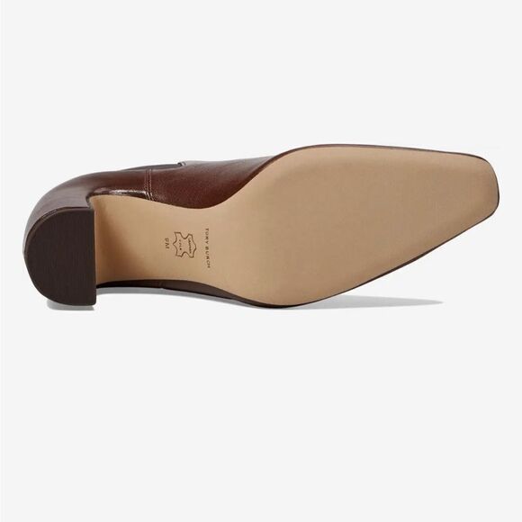 TORY BURCH Coco Brown/ Dark Leather Banana Chelsea Boots Size 6.5 $578 - Picture 9 of 11